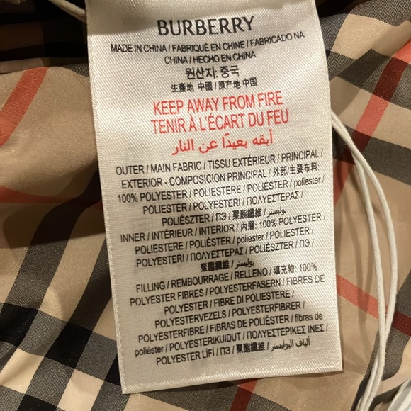 NWT - Burberry Reversible Check Vest - Picture 9 of 12